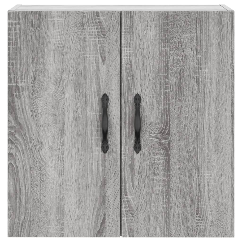 Wandkast 60x31x60 cm bewerkt hout grijs sonoma eikenkleurig is nu te koop bij PeponiXL, paradijselijk wonen!