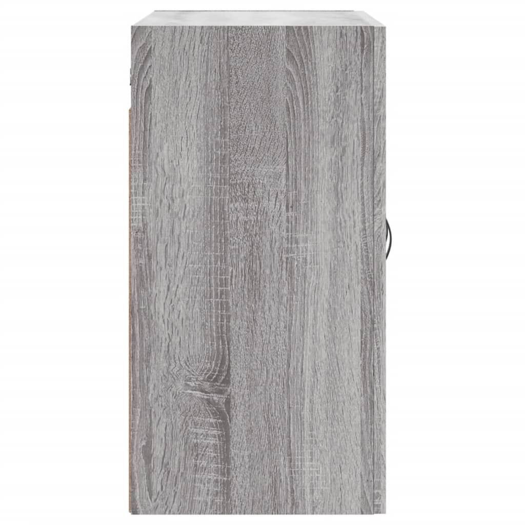 Wandkast 60x31x60 cm bewerkt hout grijs sonoma eikenkleurig is nu te koop bij PeponiXL, paradijselijk wonen!