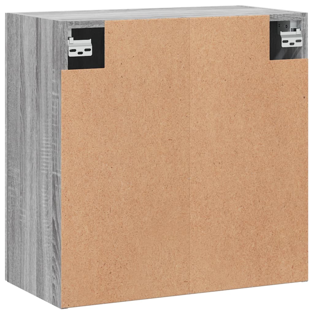 Wandkast 60x31x60 cm bewerkt hout grijs sonoma eikenkleurig is nu te koop bij PeponiXL, paradijselijk wonen!