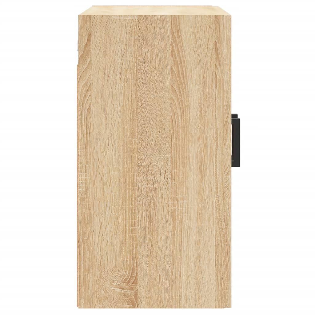 Wandkast 60x31x60 cm bewerkt hout sonoma eikenkleurig is nu te koop bij PeponiXL, paradijselijk wonen!
