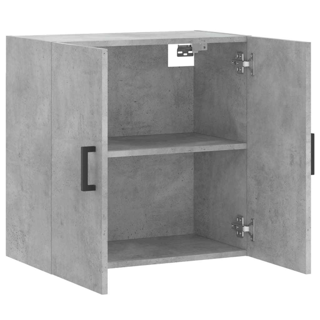 Wandkast 60x31x60 cm bewerkt hout betongrijs is nu te koop bij PeponiXL, paradijselijk wonen!