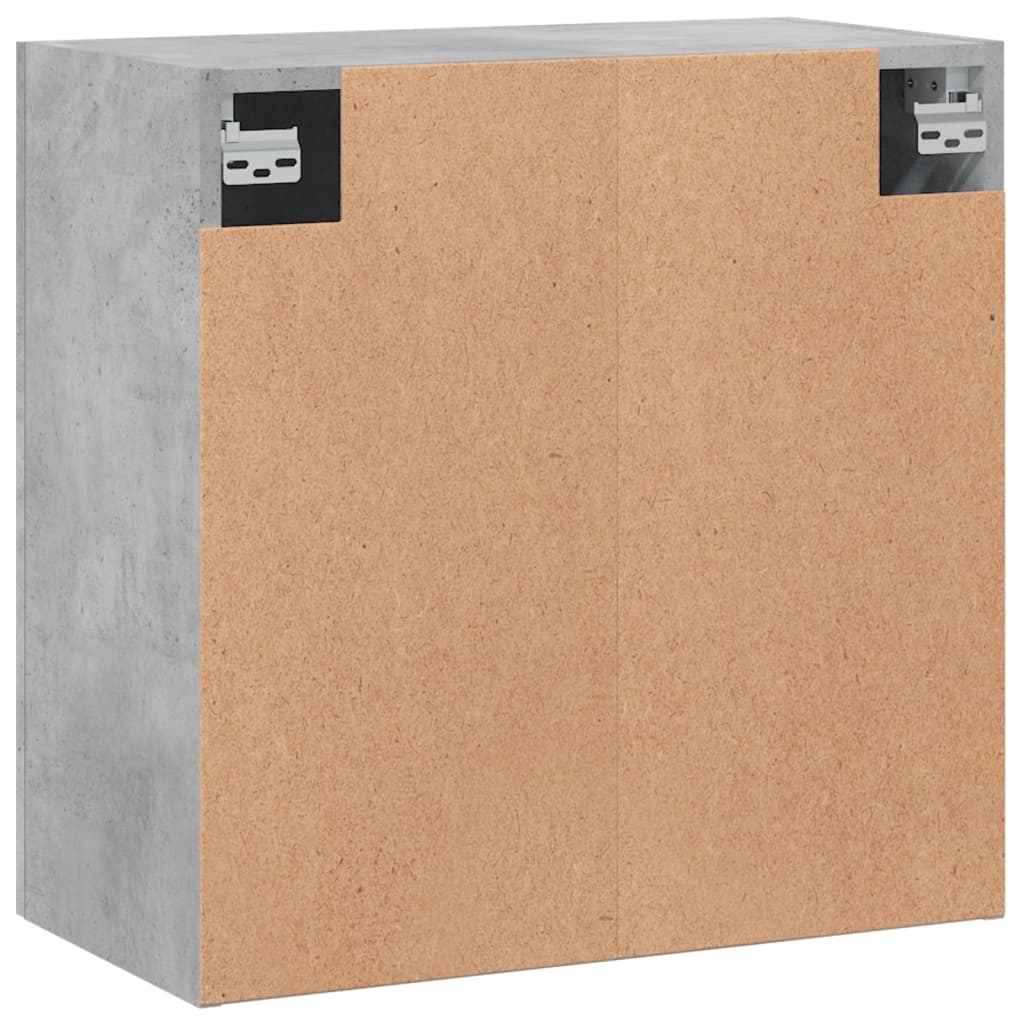 Wandkast 60x31x60 cm bewerkt hout betongrijs is nu te koop bij PeponiXL, paradijselijk wonen!