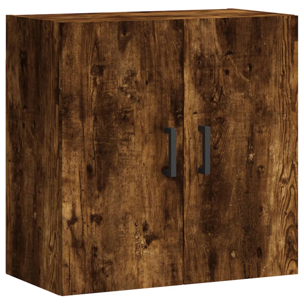 Wandkast 60x31x60 cm bewerkt hout gerookt eikenkleurig is nu te koop bij PeponiXL, paradijselijk wonen!