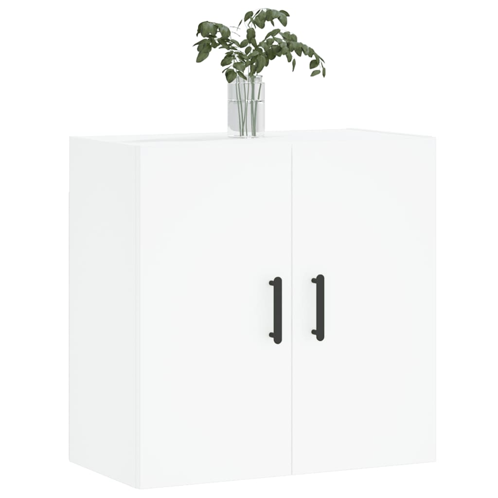 Wandkast 60x31x60 cm bewerkt hout wit is nu te koop bij PeponiXL, paradijselijk wonen!