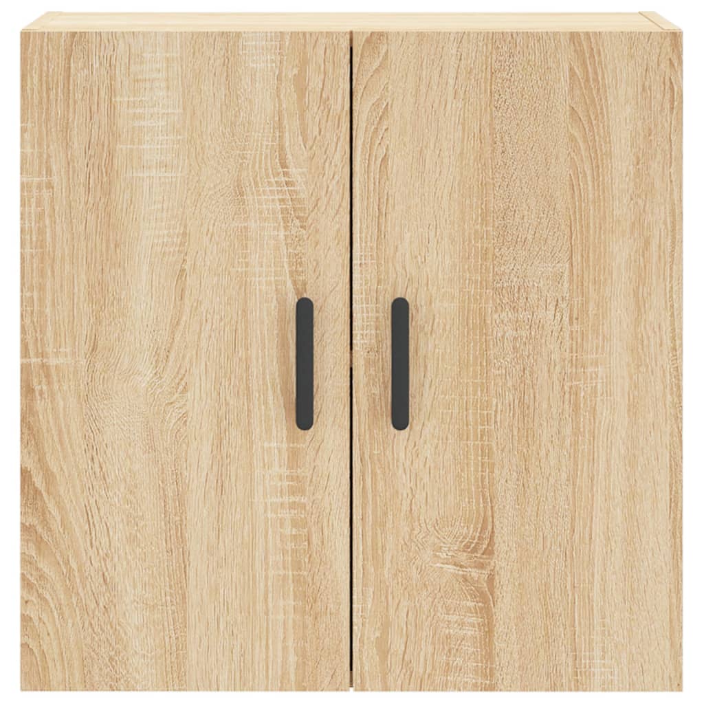 Wandkast 60x31x60 cm bewerkt hout sonoma eikenkleurig is nu te koop bij PeponiXL, paradijselijk wonen!