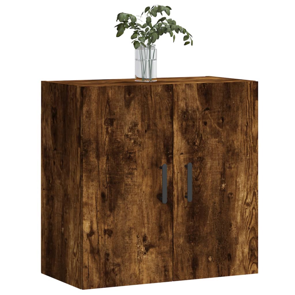 Wandkast 60x31x60 cm bewerkt hout gerookt eikenkleurig is nu te koop bij PeponiXL, paradijselijk wonen!
