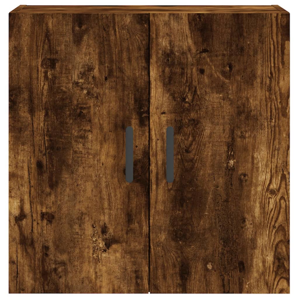 Wandkast 60x31x60 cm bewerkt hout gerookt eikenkleurig is nu te koop bij PeponiXL, paradijselijk wonen!