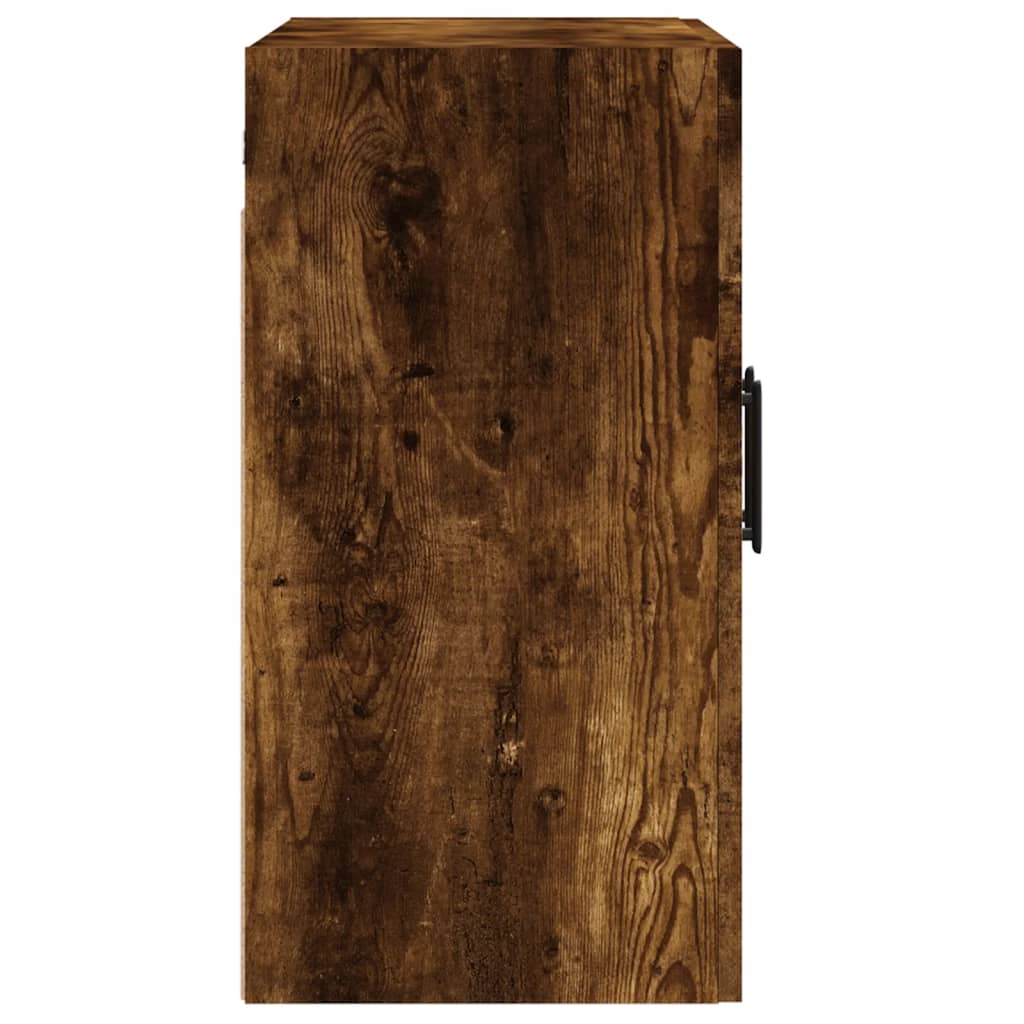 Wandkast 60x31x60 cm bewerkt hout gerookt eikenkleurig is nu te koop bij PeponiXL, paradijselijk wonen!