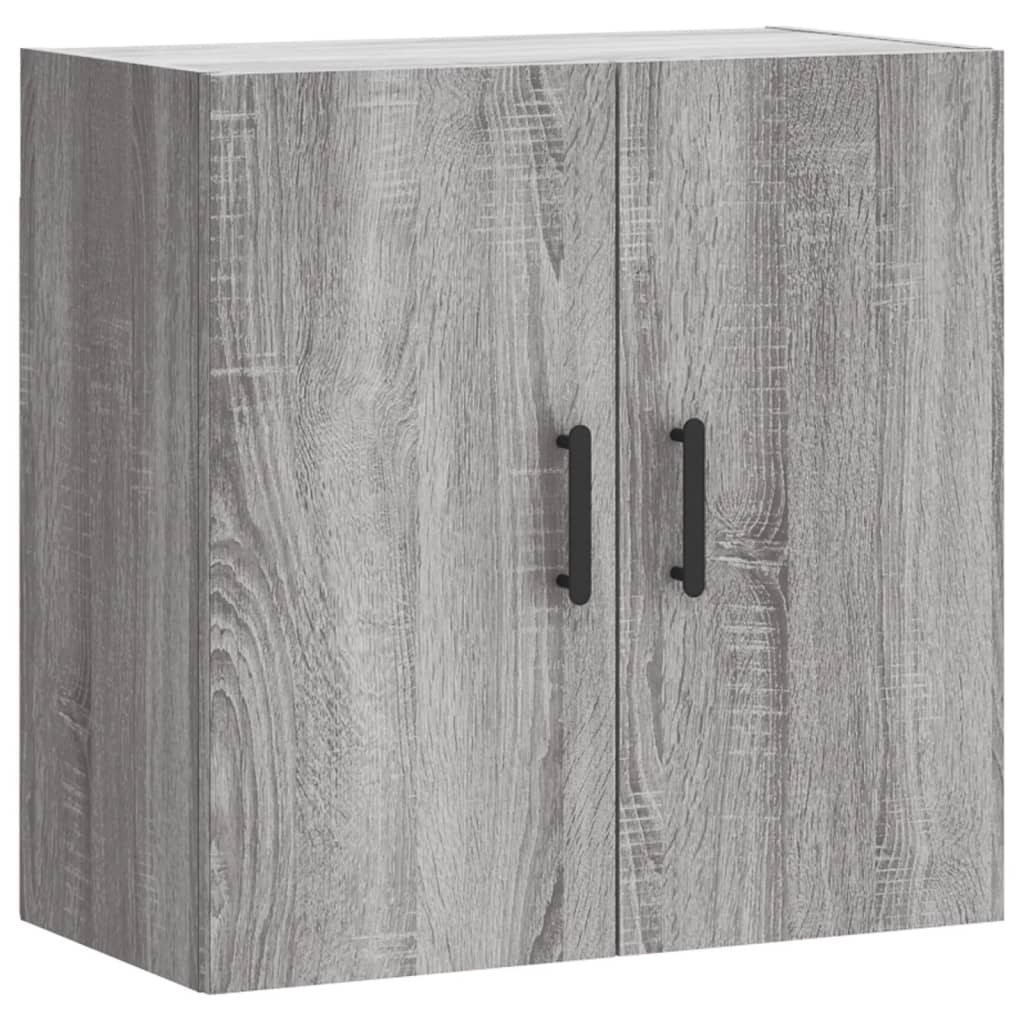 Wandkast 60x31x60 cm bewerkt hout grijs sonoma eikenkleurig is nu te koop bij PeponiXL, paradijselijk wonen!
