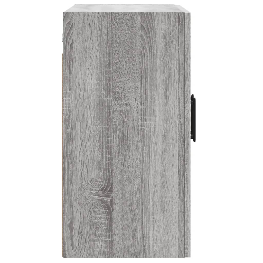 Wandkast 60x31x60 cm bewerkt hout grijs sonoma eikenkleurig is nu te koop bij PeponiXL, paradijselijk wonen!