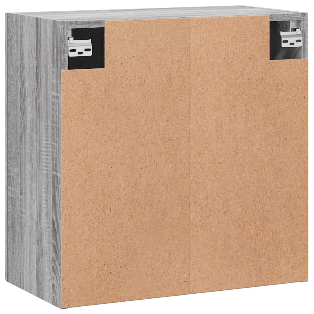 Wandkast 60x31x60 cm bewerkt hout grijs sonoma eikenkleurig is nu te koop bij PeponiXL, paradijselijk wonen!
