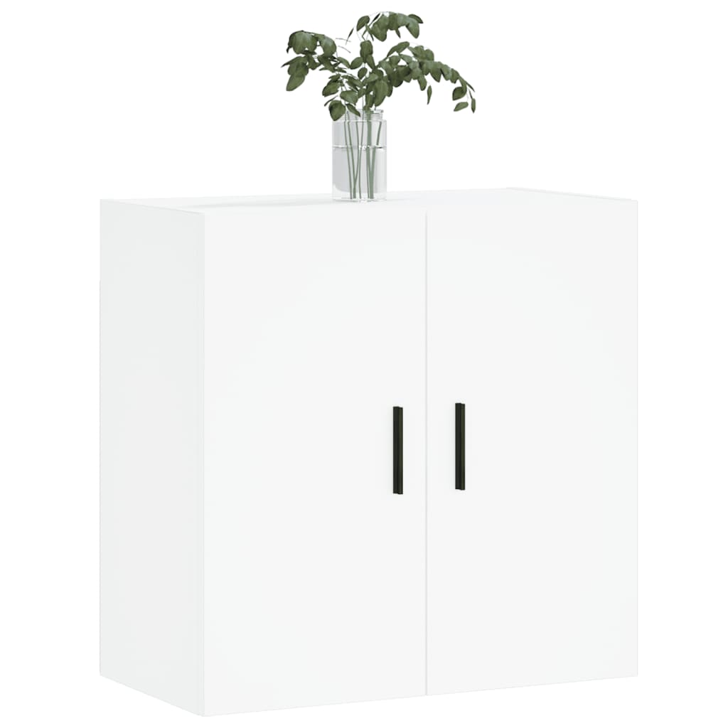 Wandkast 60x31x60 cm bewerkt hout wit is nu te koop bij PeponiXL, paradijselijk wonen!