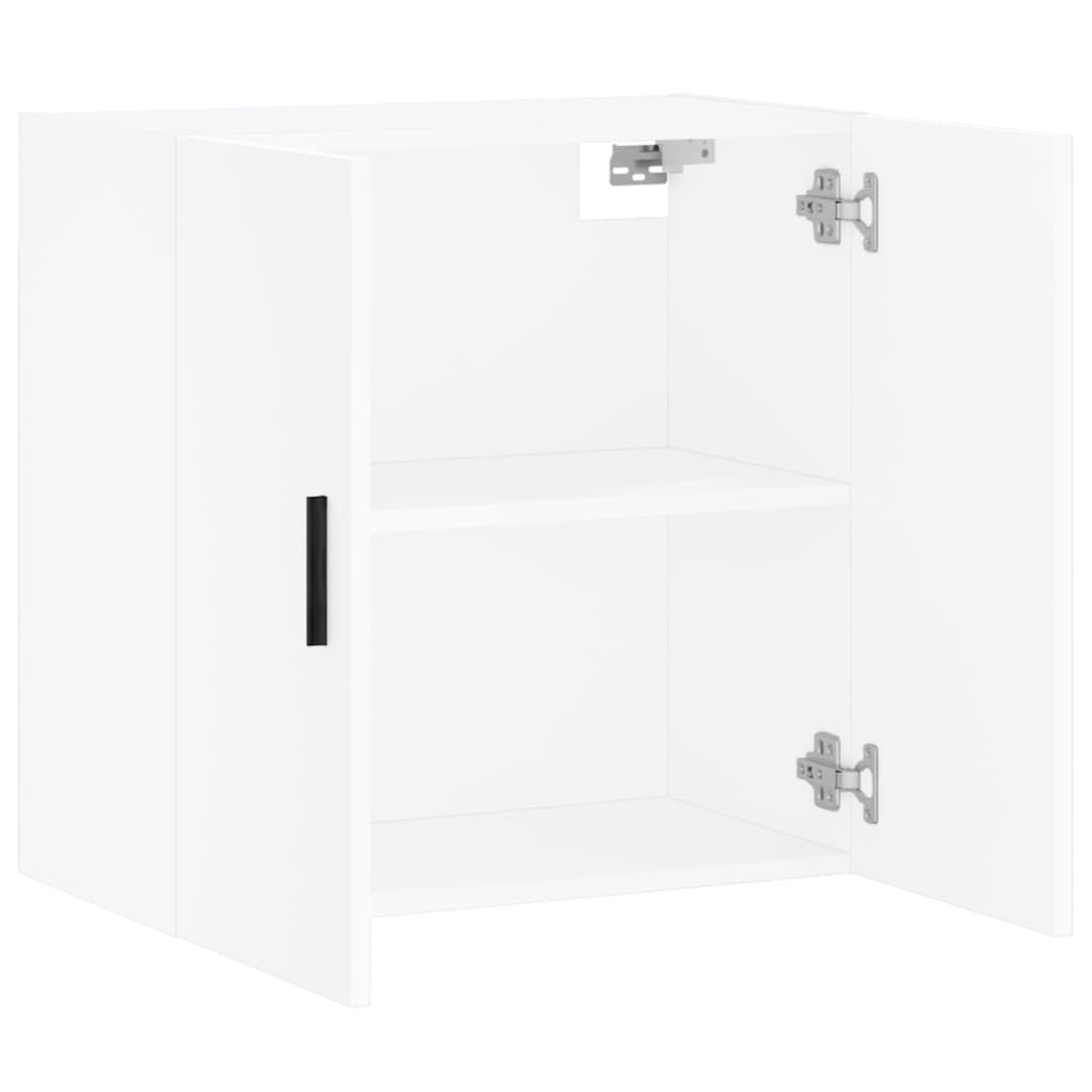 Wandkast 60x31x60 cm bewerkt hout wit is nu te koop bij PeponiXL, paradijselijk wonen!