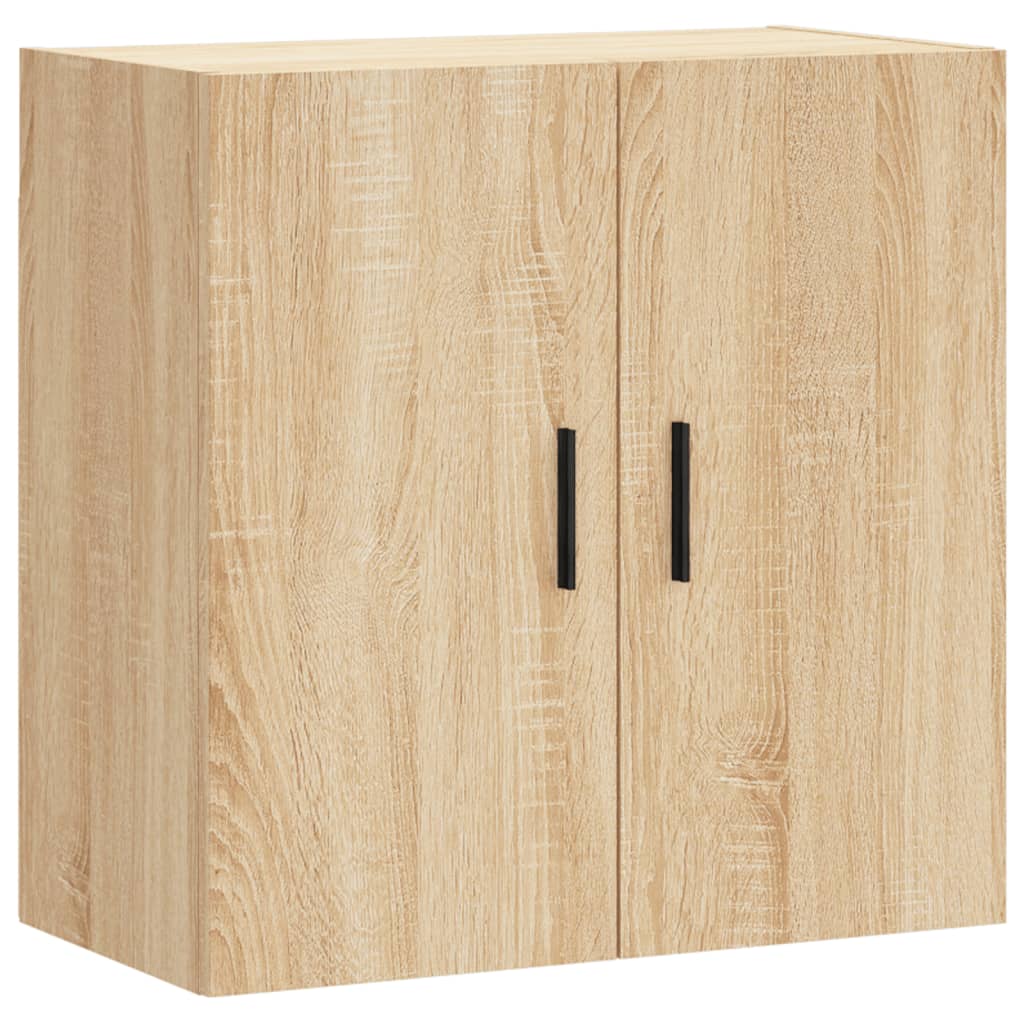 Wandkast 60x31x60 cm bewerkt hout sonoma eikenkleurig is nu te koop bij PeponiXL, paradijselijk wonen!