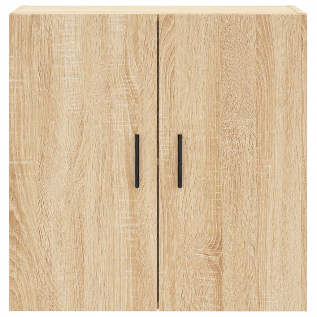 Wandkast 60x31x60 cm bewerkt hout sonoma eikenkleurig is nu te koop bij PeponiXL, paradijselijk wonen!