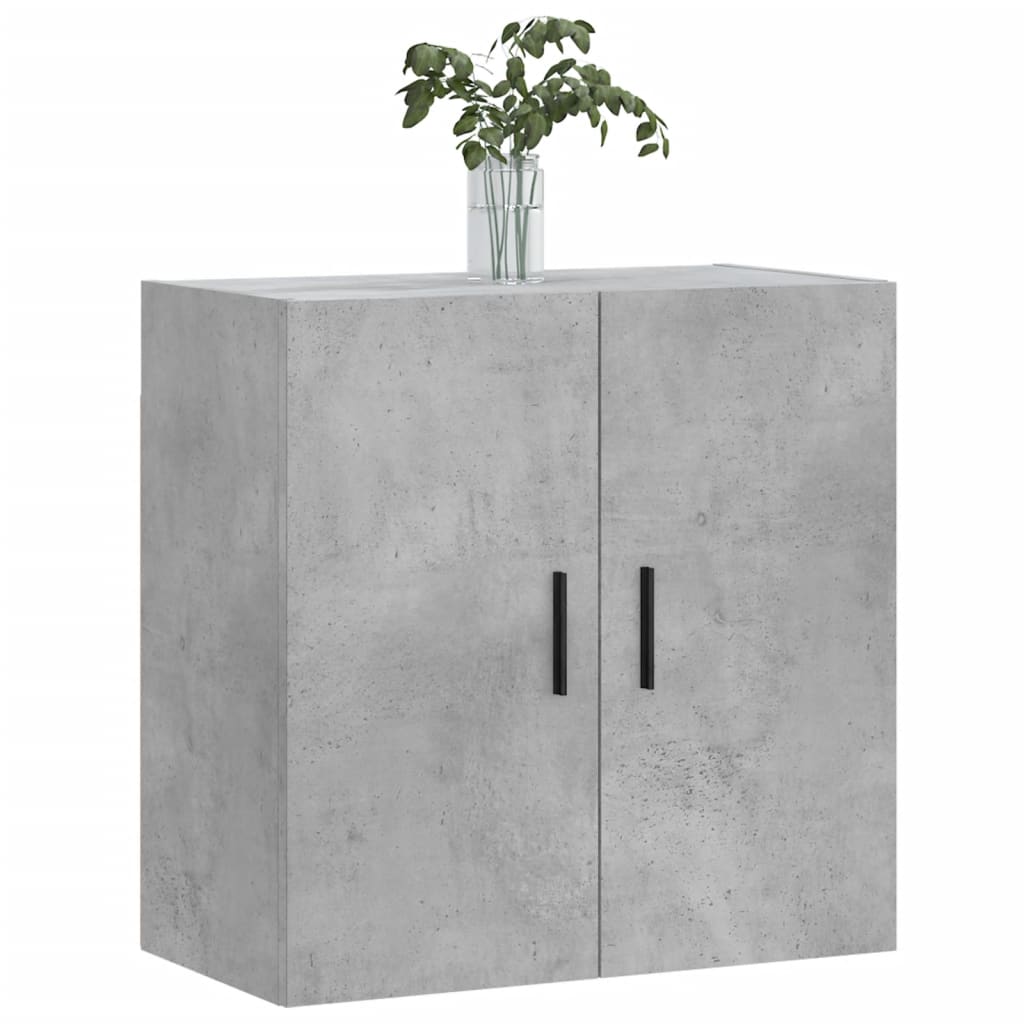 Wandkast 60x31x60 cm bewerkt hout betongrijs is nu te koop bij PeponiXL, paradijselijk wonen!
