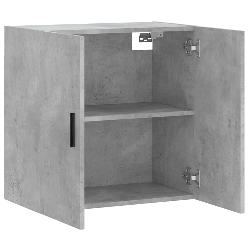 Wandkast 60x31x60 cm bewerkt hout betongrijs is nu te koop bij PeponiXL, paradijselijk wonen!