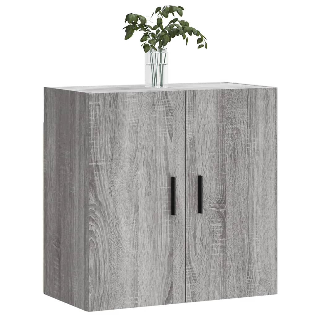 Wandkast 60x31x60 cm bewerkt hout grijs sonoma eikenkleurig is nu te koop bij PeponiXL, paradijselijk wonen!
