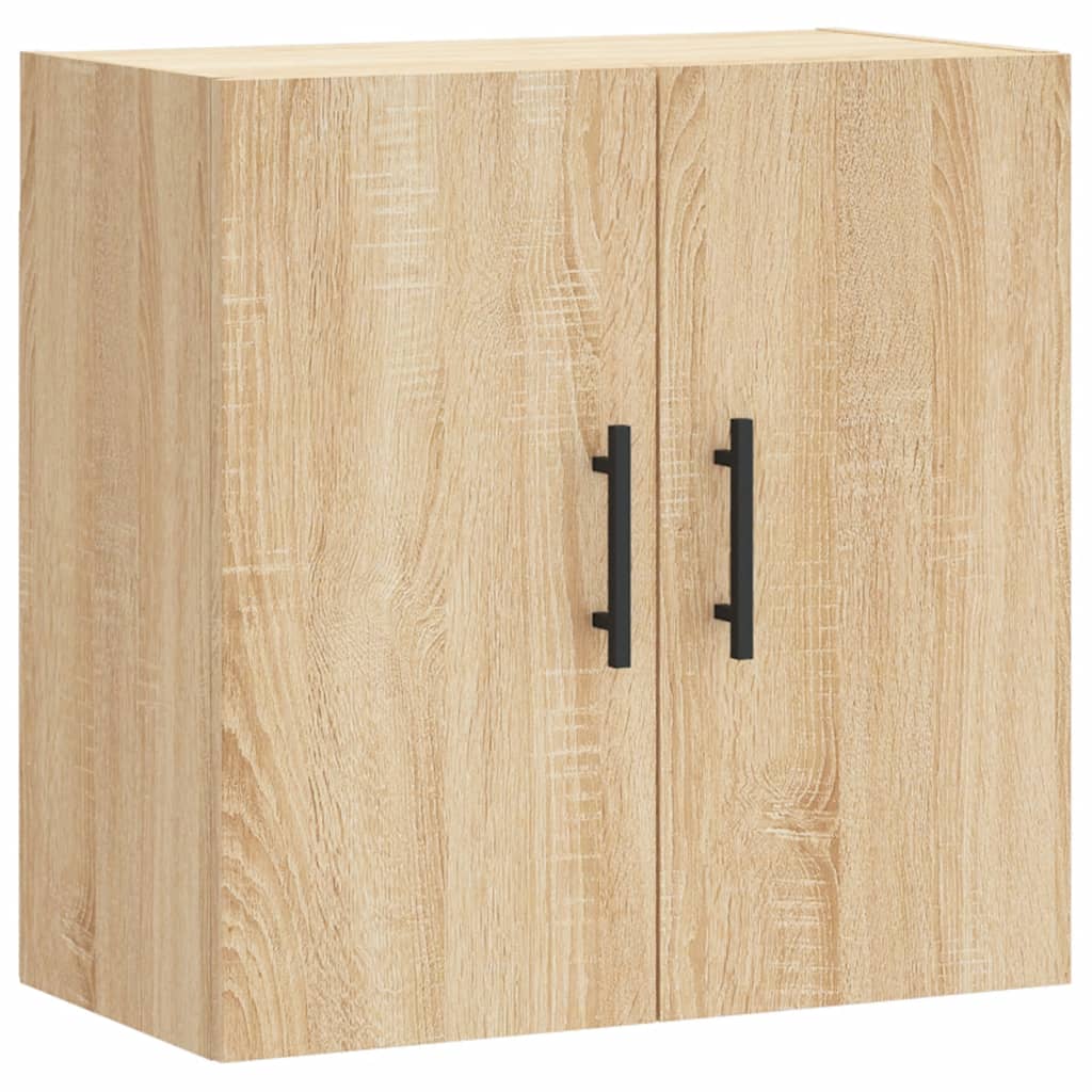 Wandkast 60x31x60 cm bewerkt hout sonoma eikenkleurig is nu te koop bij PeponiXL, paradijselijk wonen!