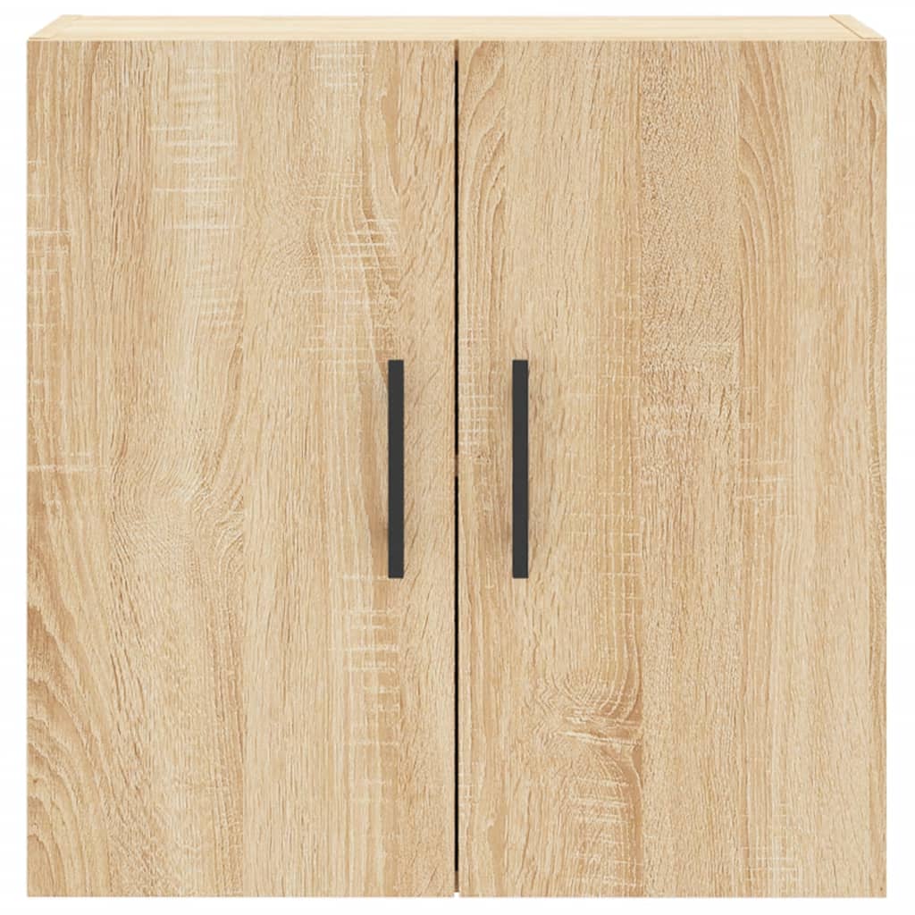 Wandkast 60x31x60 cm bewerkt hout sonoma eikenkleurig is nu te koop bij PeponiXL, paradijselijk wonen!