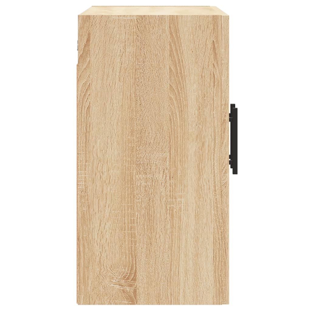 Wandkast 60x31x60 cm bewerkt hout sonoma eikenkleurig is nu te koop bij PeponiXL, paradijselijk wonen!