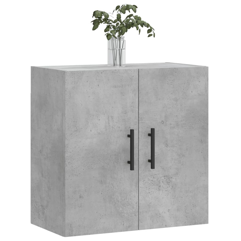Wandkast 60x31x60 cm bewerkt hout betongrijs is nu te koop bij PeponiXL, paradijselijk wonen!