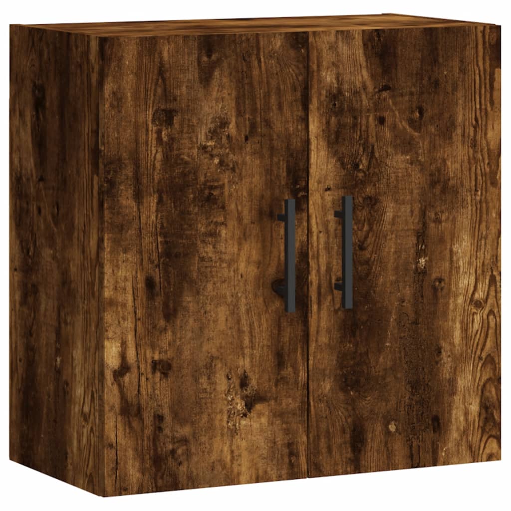 Wandkast 60x31x60 cm bewerkt hout gerookt eikenkleurig is nu te koop bij PeponiXL, paradijselijk wonen!