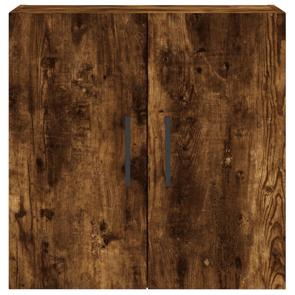 Wandkast 60x31x60 cm bewerkt hout gerookt eikenkleurig is nu te koop bij PeponiXL, paradijselijk wonen!
