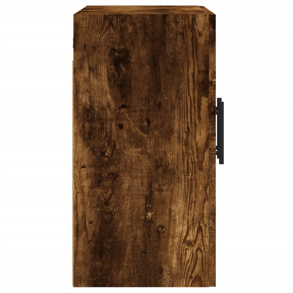 Wandkast 60x31x60 cm bewerkt hout gerookt eikenkleurig is nu te koop bij PeponiXL, paradijselijk wonen!