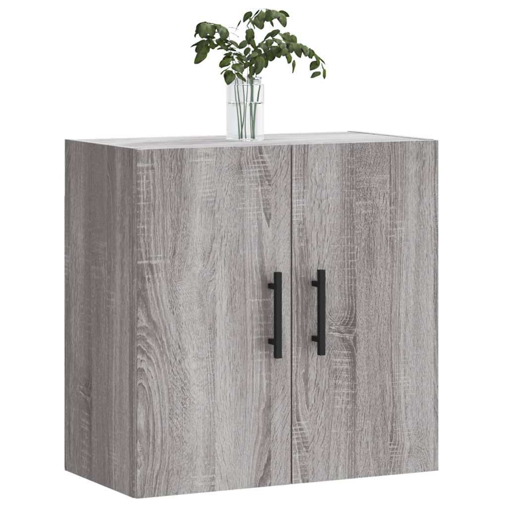 Wandkast 60x31x60 cm bewerkt hout grijs sonoma eikenkleurig is nu te koop bij PeponiXL, paradijselijk wonen!