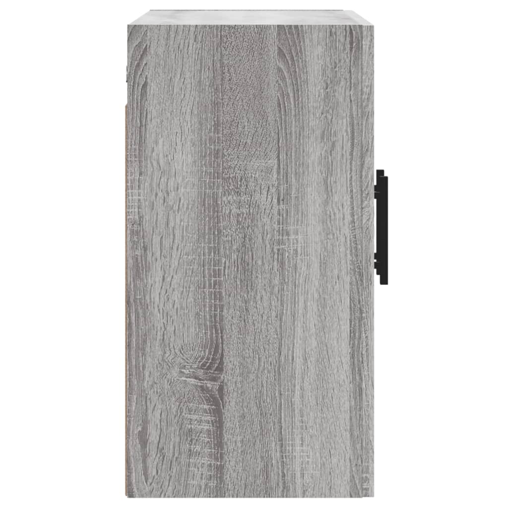 Wandkast 60x31x60 cm bewerkt hout grijs sonoma eikenkleurig is nu te koop bij PeponiXL, paradijselijk wonen!