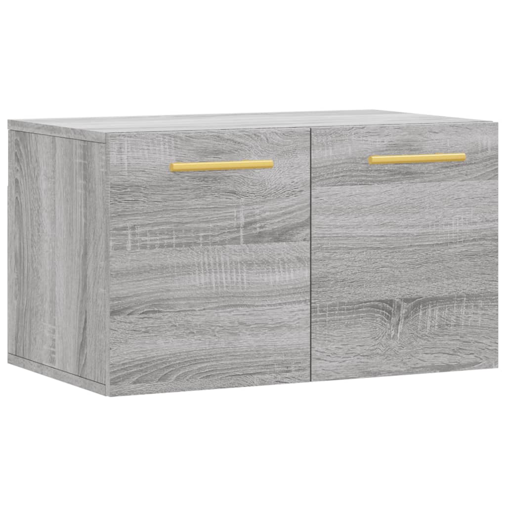 Wandkast 60x36,5x35 cm bewerkt hout grijs sonoma eikenkleurig is nu te koop bij PeponiXL, paradijselijk wonen!