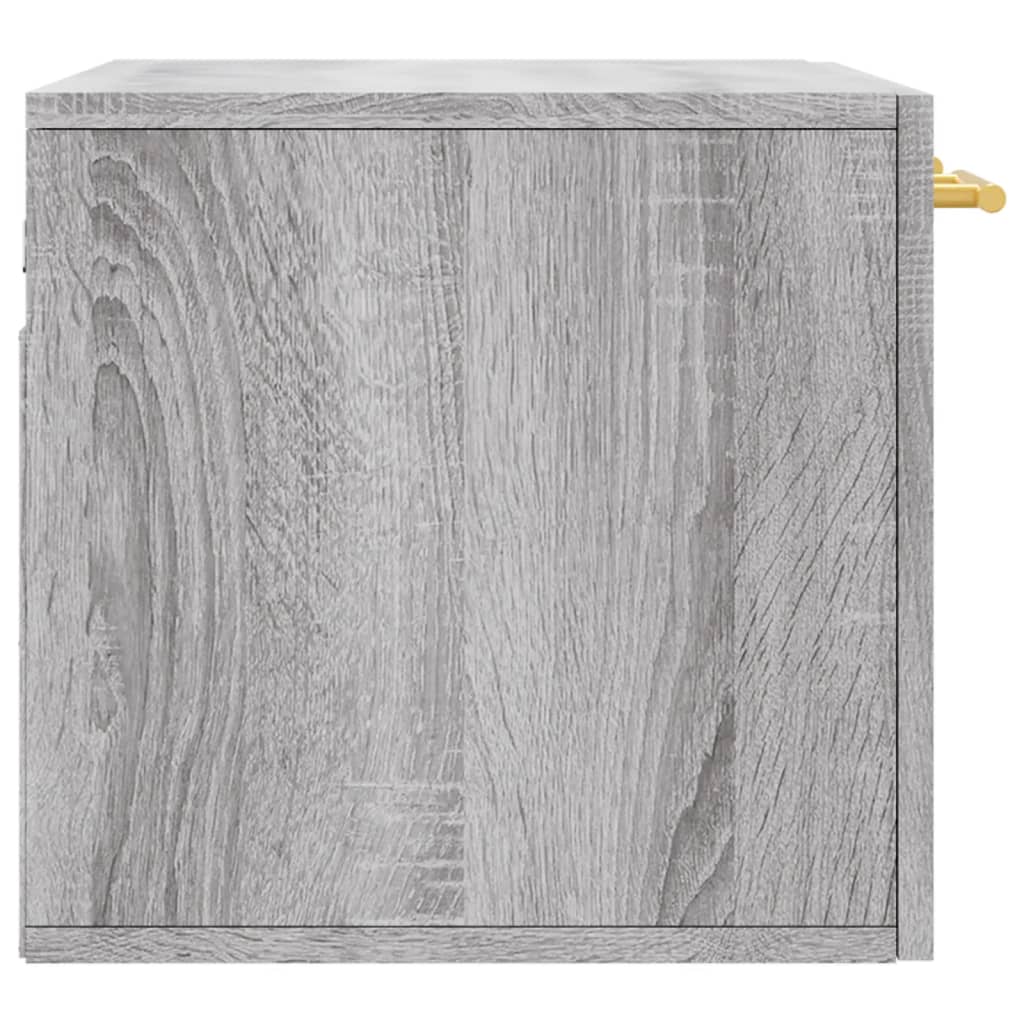 Wandkast 60x36,5x35 cm bewerkt hout grijs sonoma eikenkleurig is nu te koop bij PeponiXL, paradijselijk wonen!