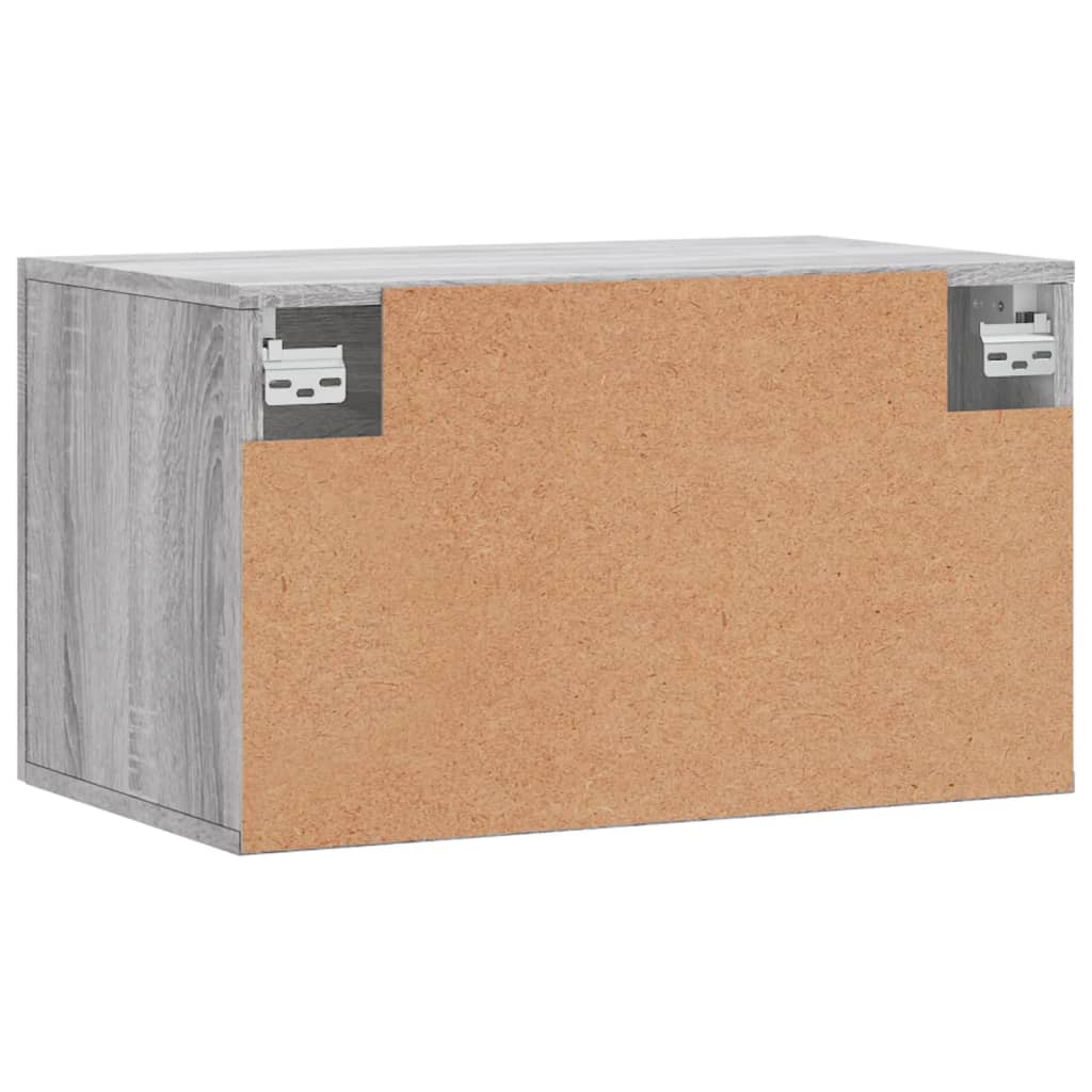 Wandkast 60x36,5x35 cm bewerkt hout grijs sonoma eikenkleurig is nu te koop bij PeponiXL, paradijselijk wonen!