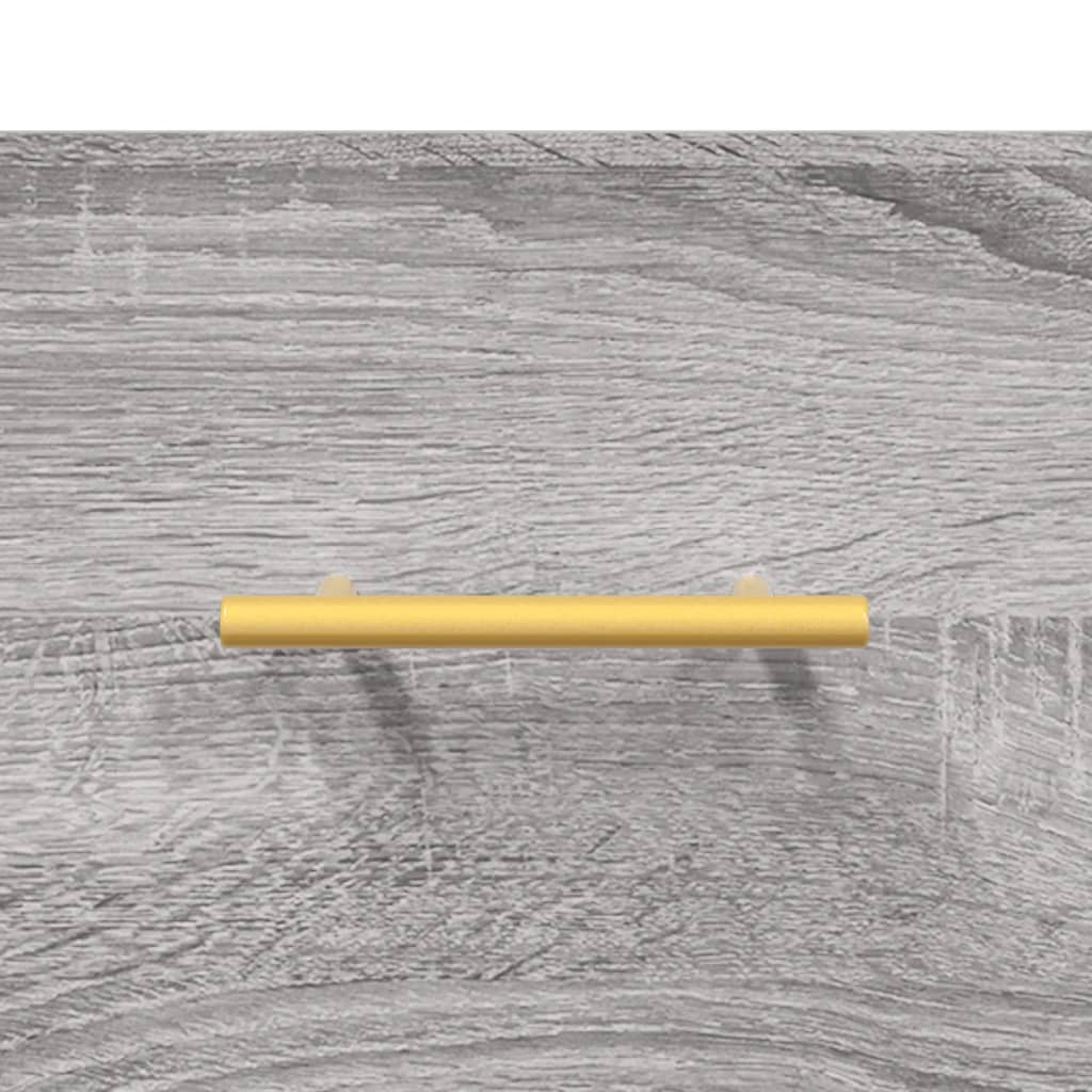 Wandkast 60x36,5x35 cm bewerkt hout grijs sonoma eikenkleurig is nu te koop bij PeponiXL, paradijselijk wonen!