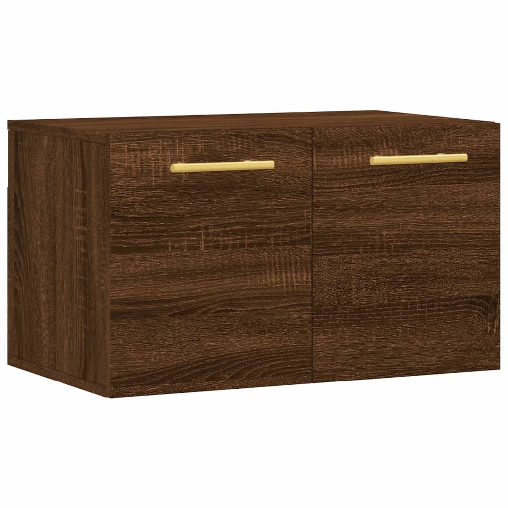 Wandkast 60x36,5x35 cm bewerkt hout bruin eikenkleur is nu te koop bij PeponiXL, paradijselijk wonen!