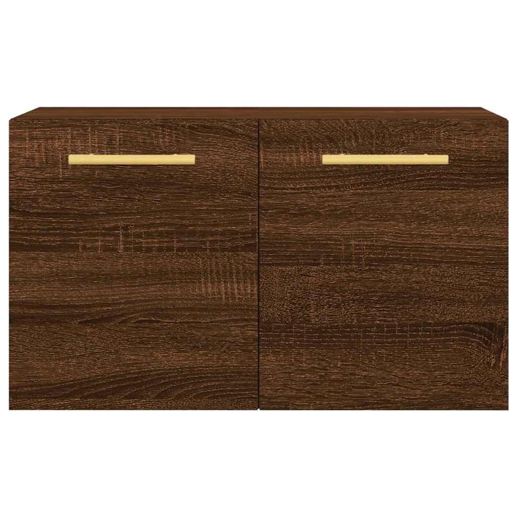 Wandkast 60x36,5x35 cm bewerkt hout bruin eikenkleur is nu te koop bij PeponiXL, paradijselijk wonen!