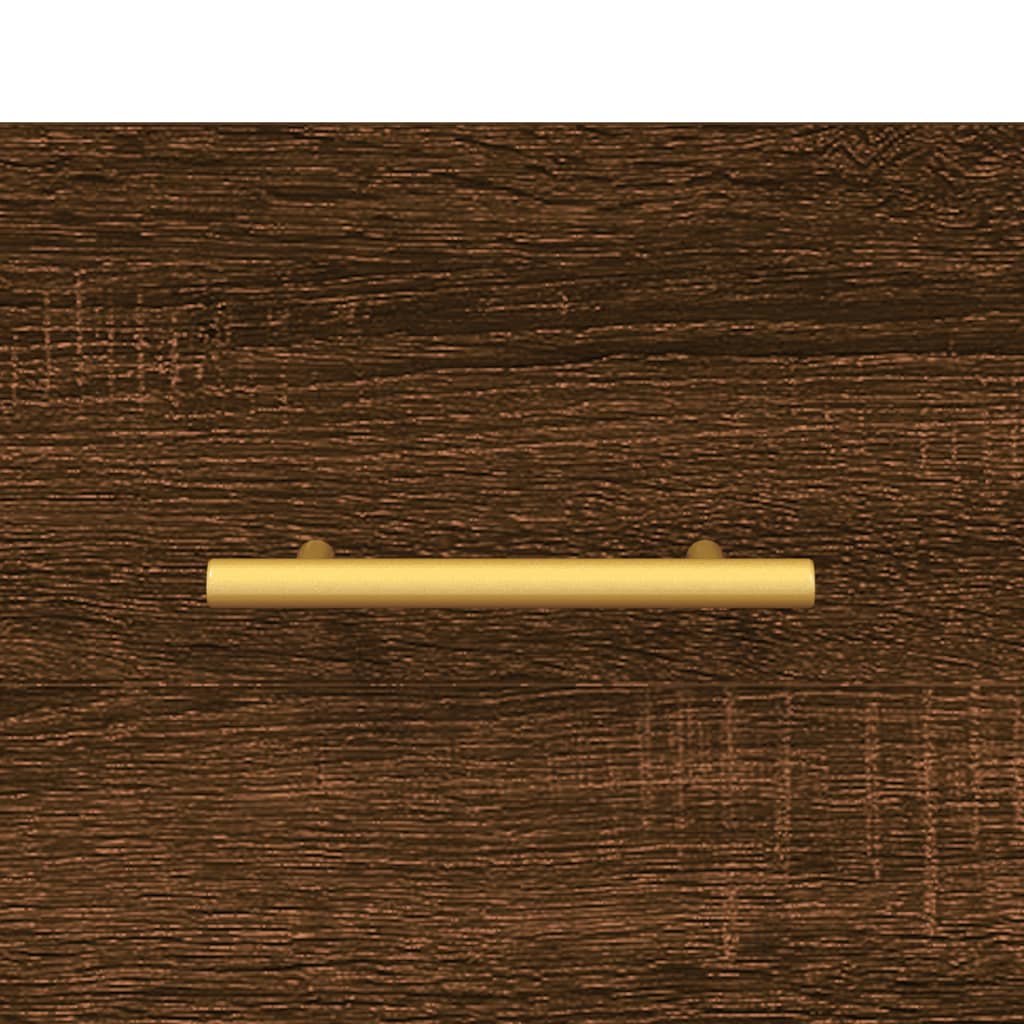 Wandkast 60x36,5x35 cm bewerkt hout bruin eikenkleur is nu te koop bij PeponiXL, paradijselijk wonen!