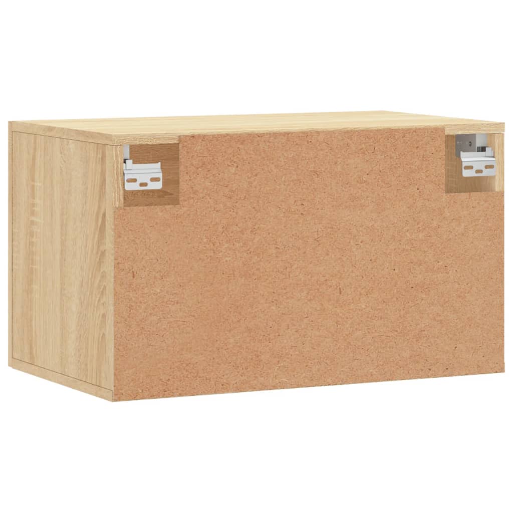 Wandkast 60x36,5x35 cm bewerkt hout sonoma eikenkleurig is nu te koop bij PeponiXL, paradijselijk wonen!