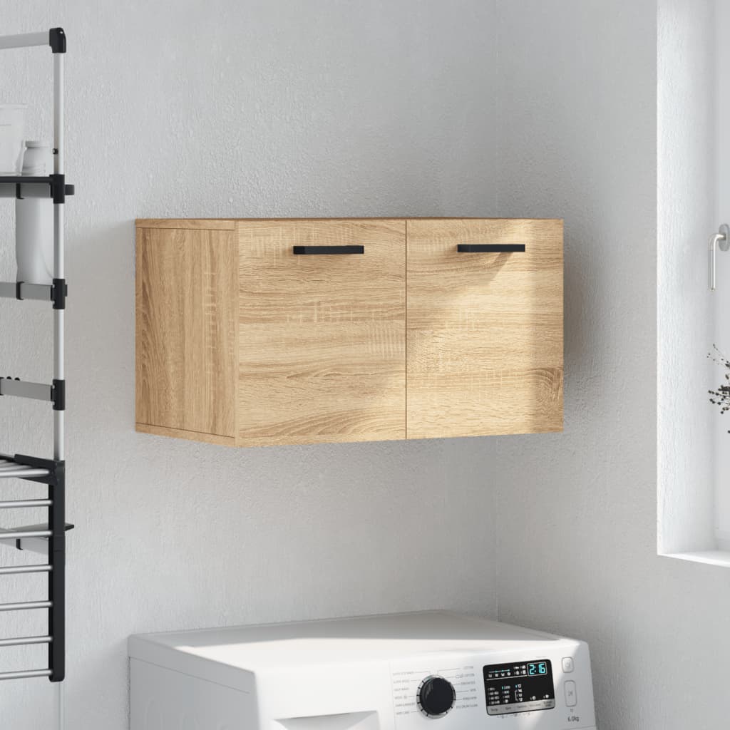 Wandkast 60x36,5x35 cm bewerkt hout sonoma eikenkleurig is nu te koop bij PeponiXL, paradijselijk wonen!