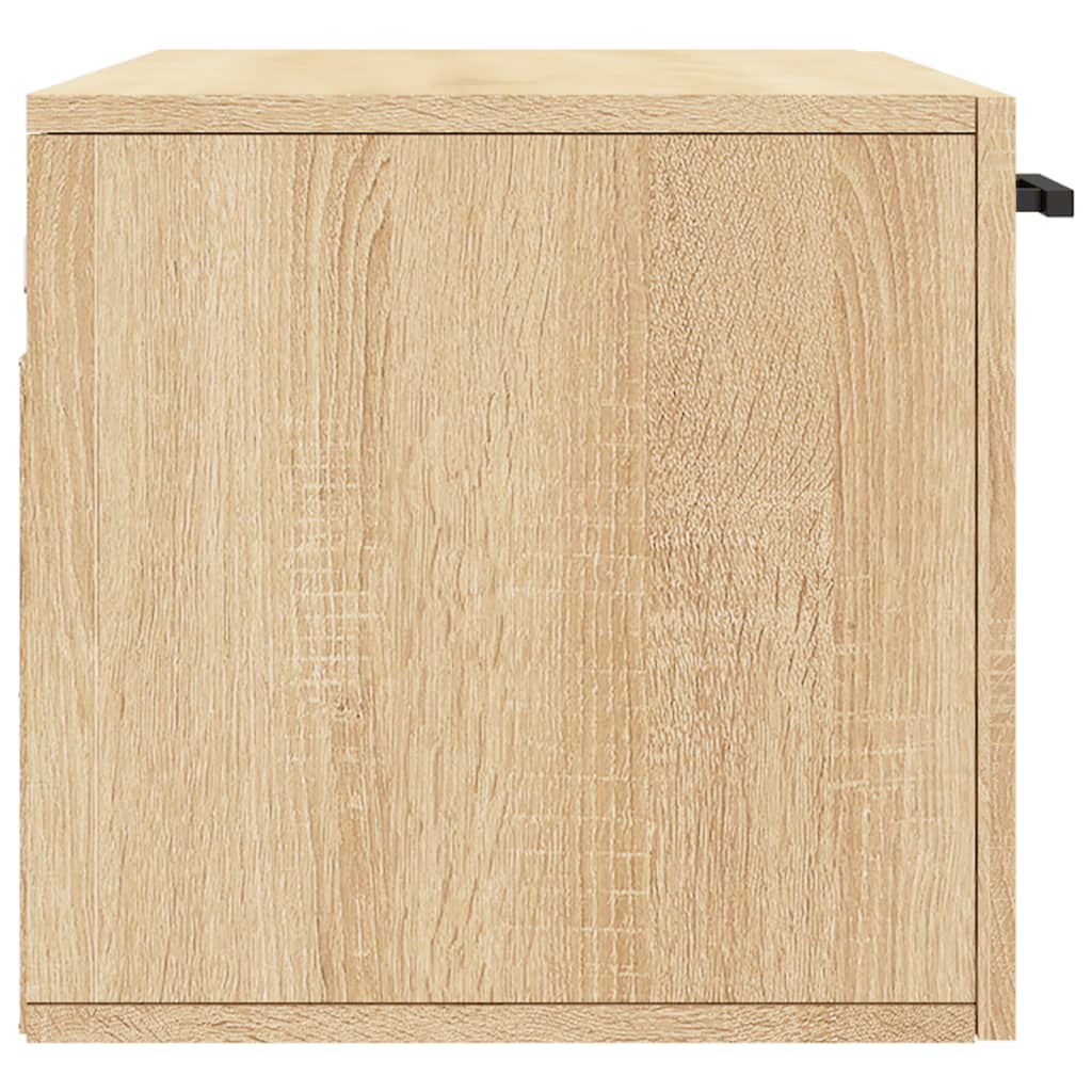 Wandkast 80x36,5x35 cm bewerkt hout sonoma eikenkleurig is nu te koop bij PeponiXL, paradijselijk wonen!