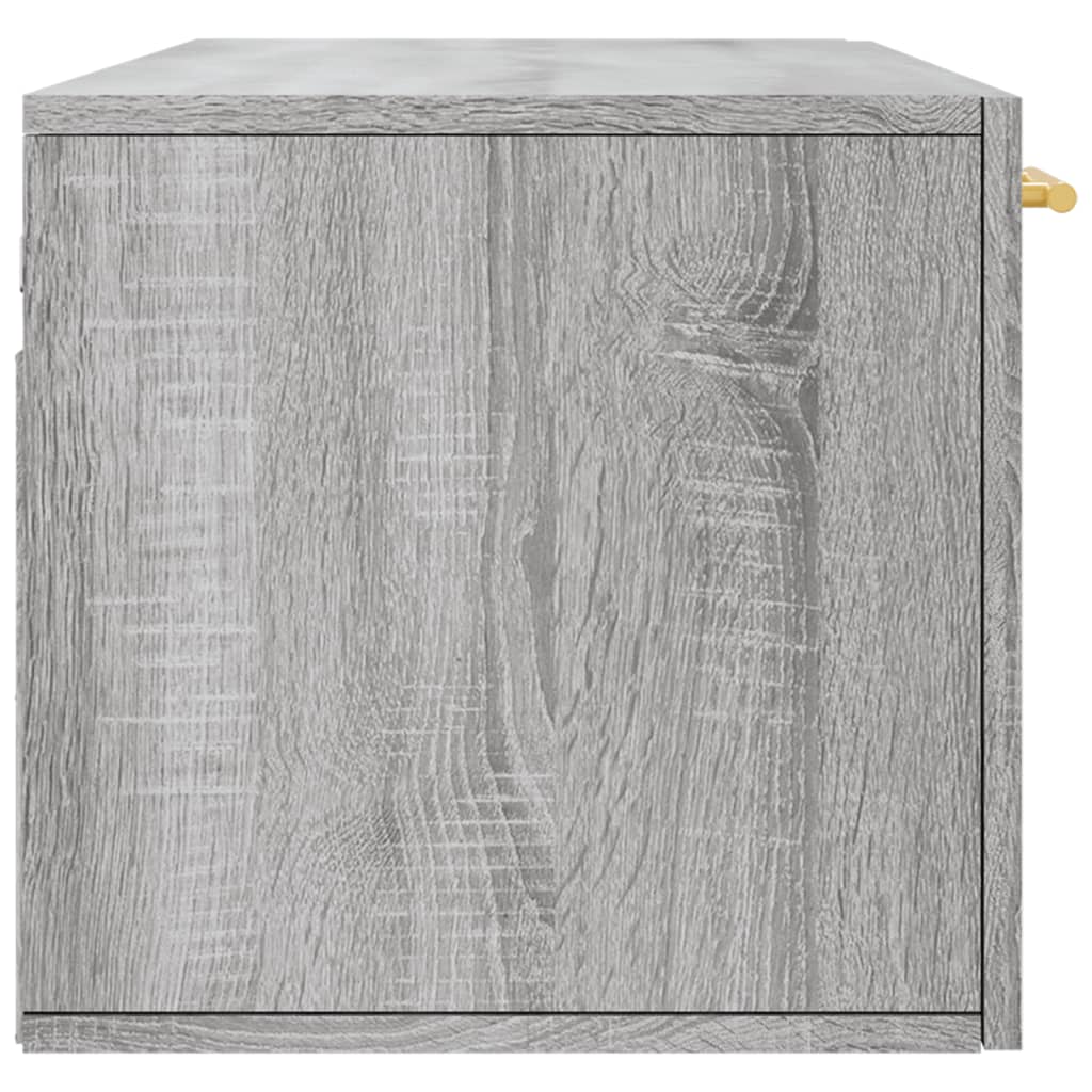 Wandkast 100x36,5x35 cm bewerkt hout grijs sonoma eikenkleurig is nu te koop bij PeponiXL, paradijselijk wonen!