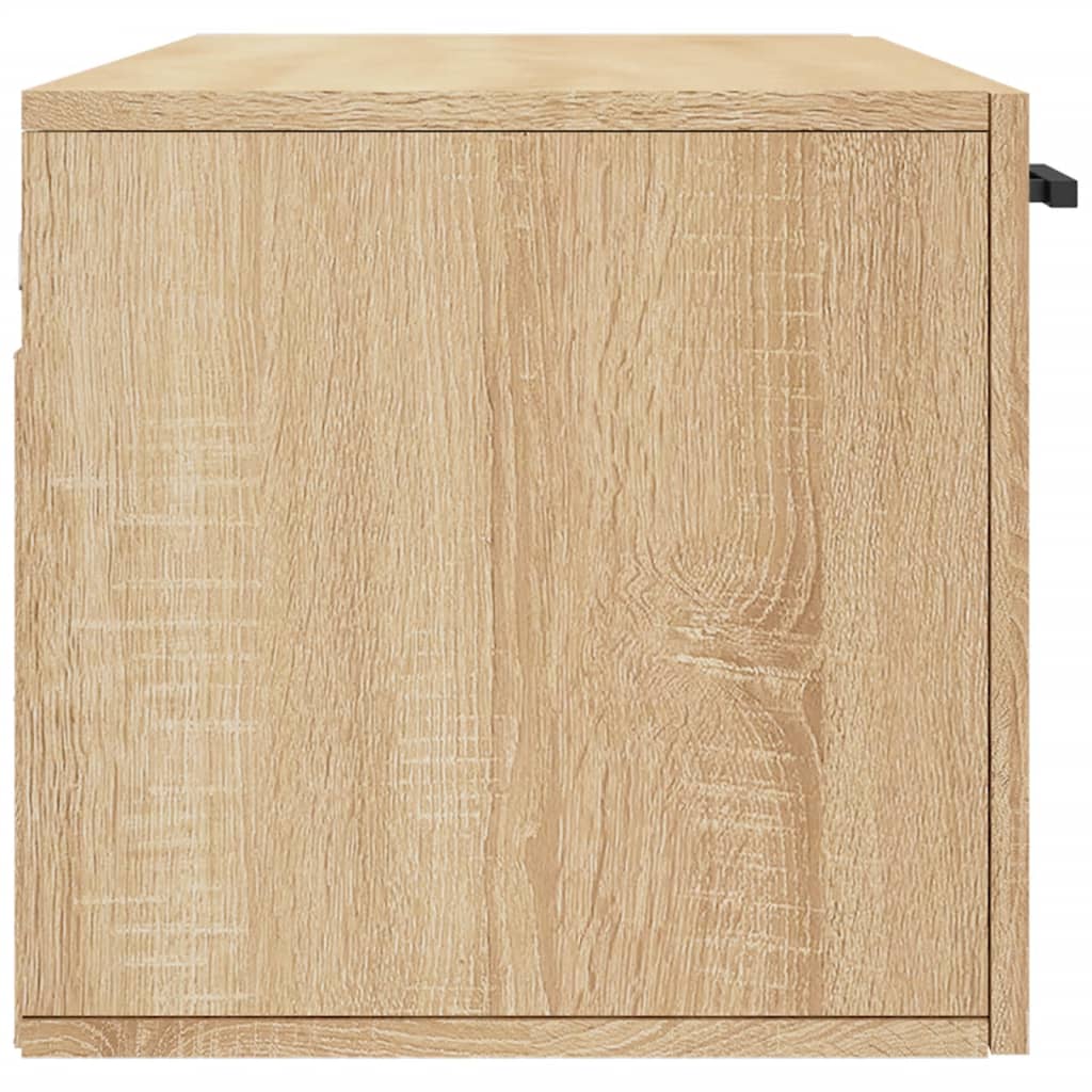 Wandkast 100x36,5x35 cm bewerkt hout sonoma eikenkleurig is nu te koop bij PeponiXL, paradijselijk wonen!