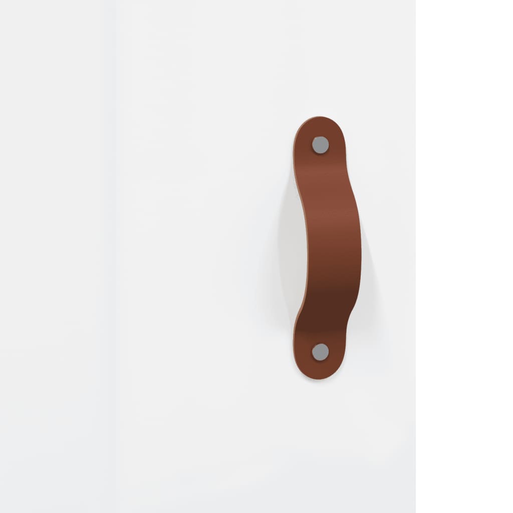 Wandkast 69,5x34x90 cm bewerkt hout wit is nu te koop bij PeponiXL, paradijselijk wonen!