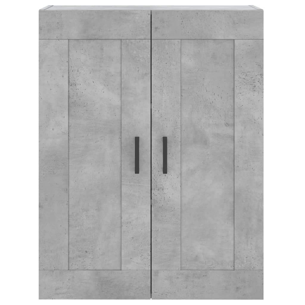 Wandkast 69,5x34x90 cm bewerkt hout betongrijs is nu te koop bij PeponiXL, paradijselijk wonen!