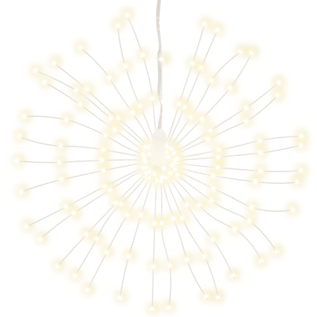 Kerstverlichting vuurwerk 2 st 140 warmwitte LED's 17 cm is nu te koop bij PeponiXL, paradijselijk wonen!