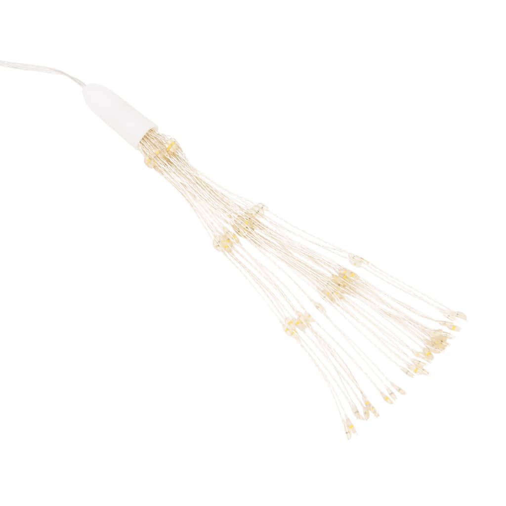 Kerstverlichting vuurwerk 8 st 140 meerkleurige LED's 17 cm is nu te koop bij PeponiXL, paradijselijk wonen!