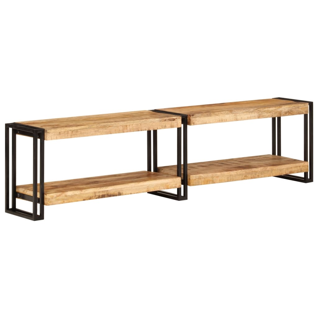 Tv-meubel 160x30x40 cm massief mangohout is nu te koop bij PeponiXL, paradijselijk wonen!