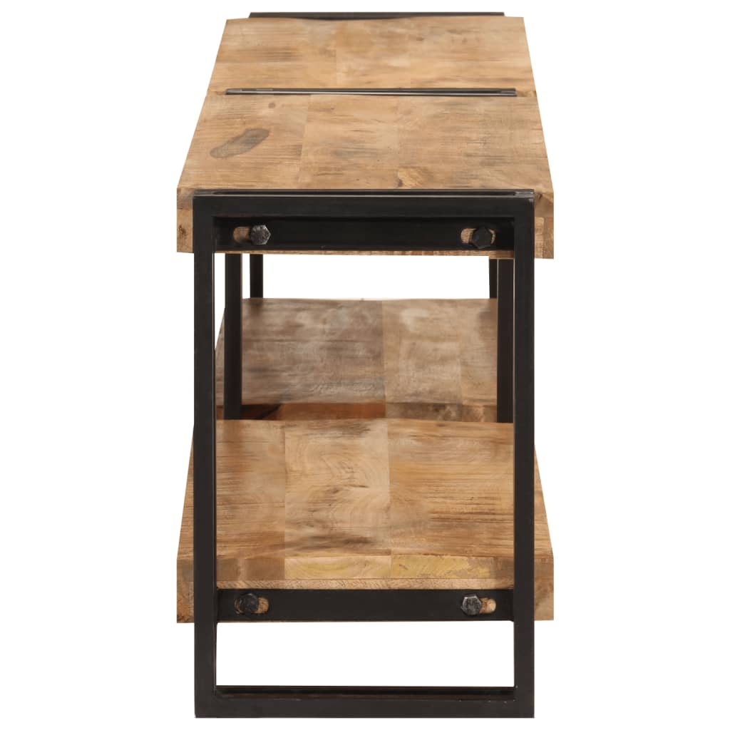 Tv-meubel 160x30x40 cm massief mangohout is nu te koop bij PeponiXL, paradijselijk wonen!