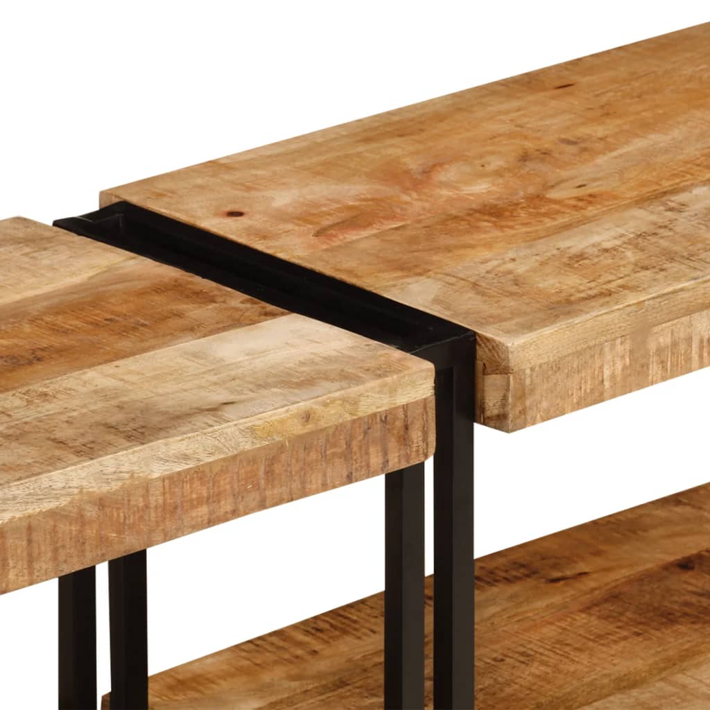 Tv-meubel 160x30x40 cm massief mangohout is nu te koop bij PeponiXL, paradijselijk wonen!